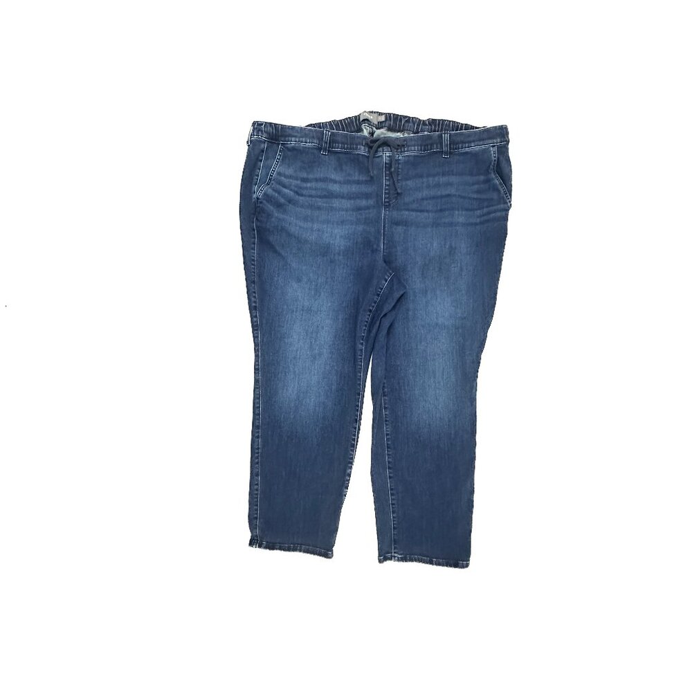 Torrid Boyfriend Straight Pull On Drawstring Women's size 28P Torrid 5P Jeans